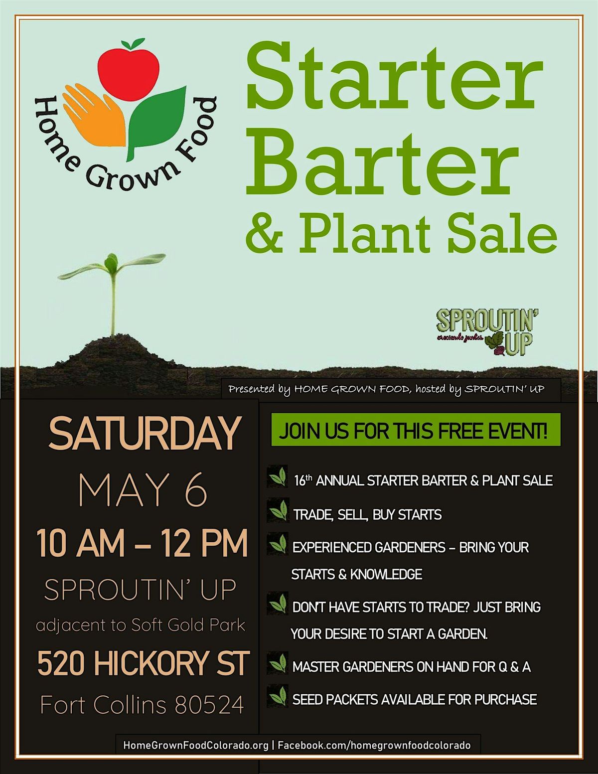 17th Annual Starter Barter & Plant Sale