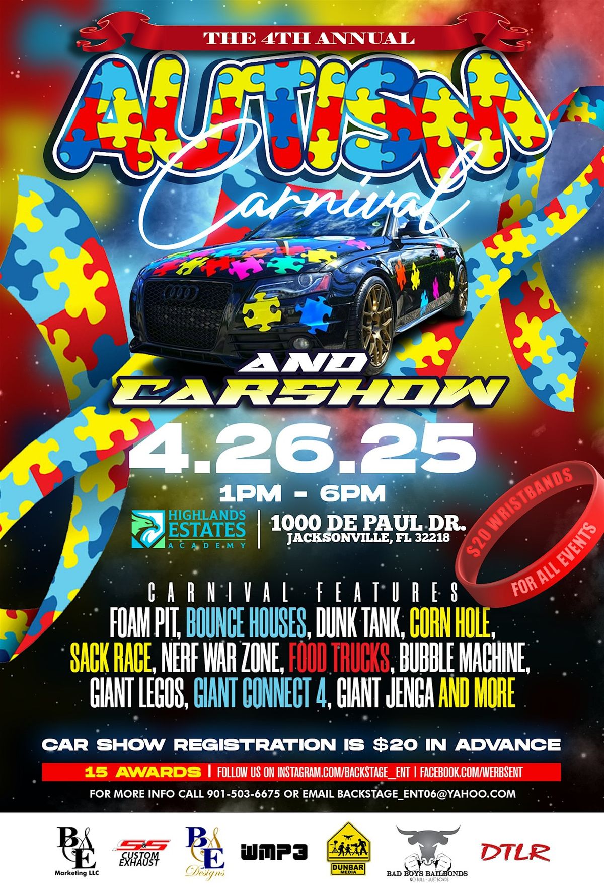 4RD ANNUAL AUTISM CARNIVAL AND CAR SHOW