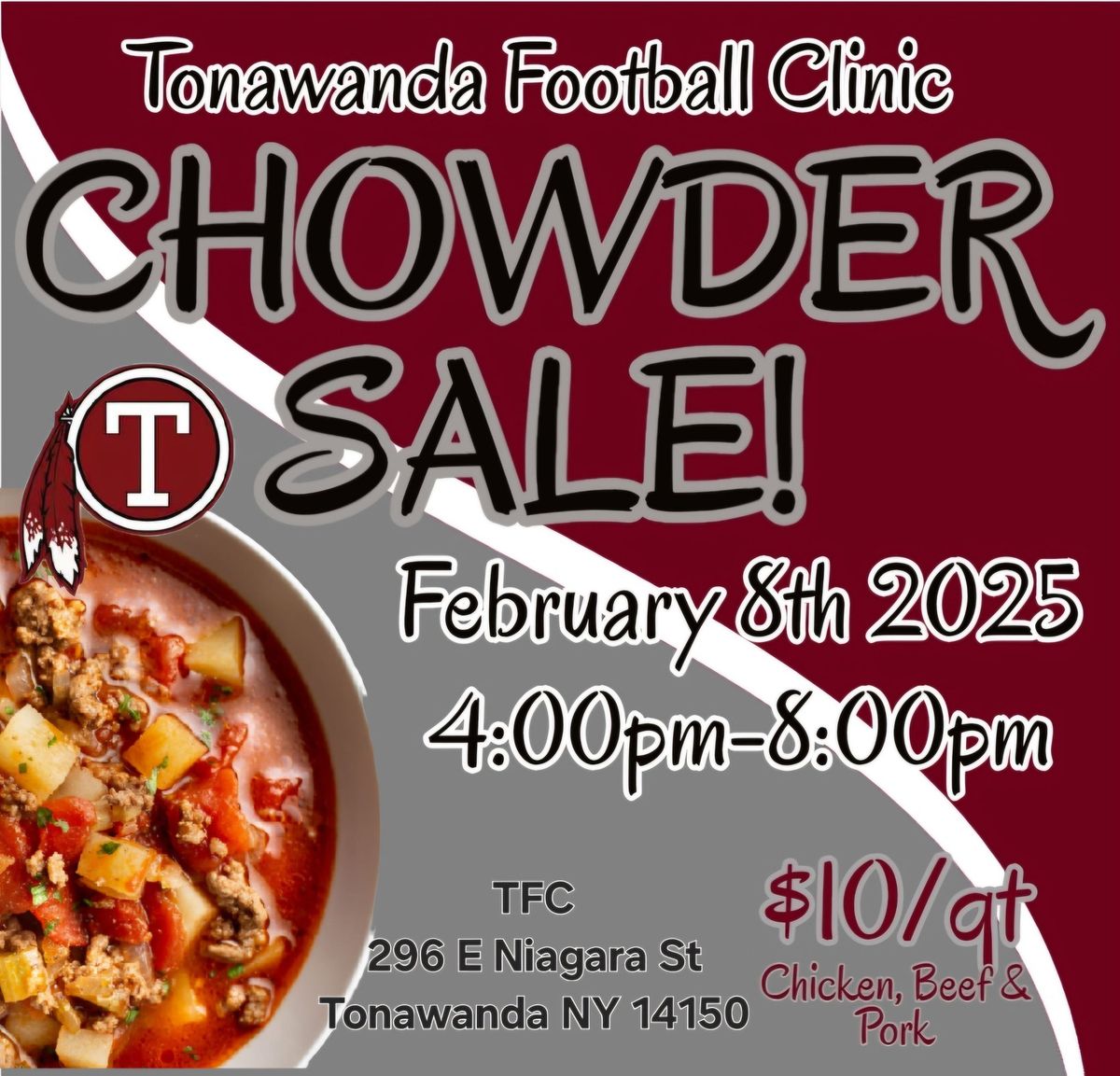 TFC Chowder Sale