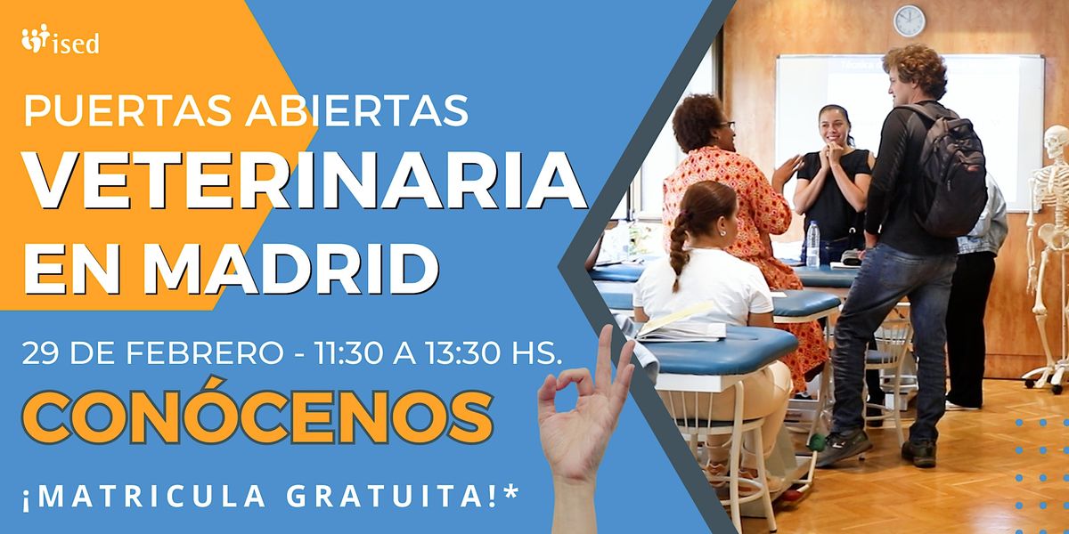 Jornada puertas abiertas sobre \u00e1rea Veterinaria  - MADRID (AM)