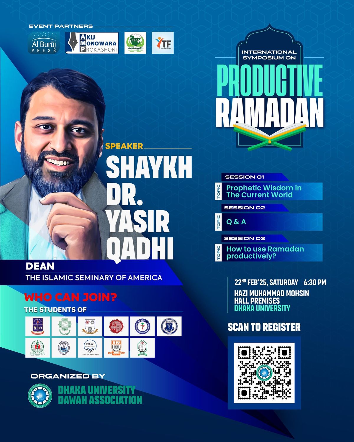 Productive Ramadan with Dr. Yasir Qadhi