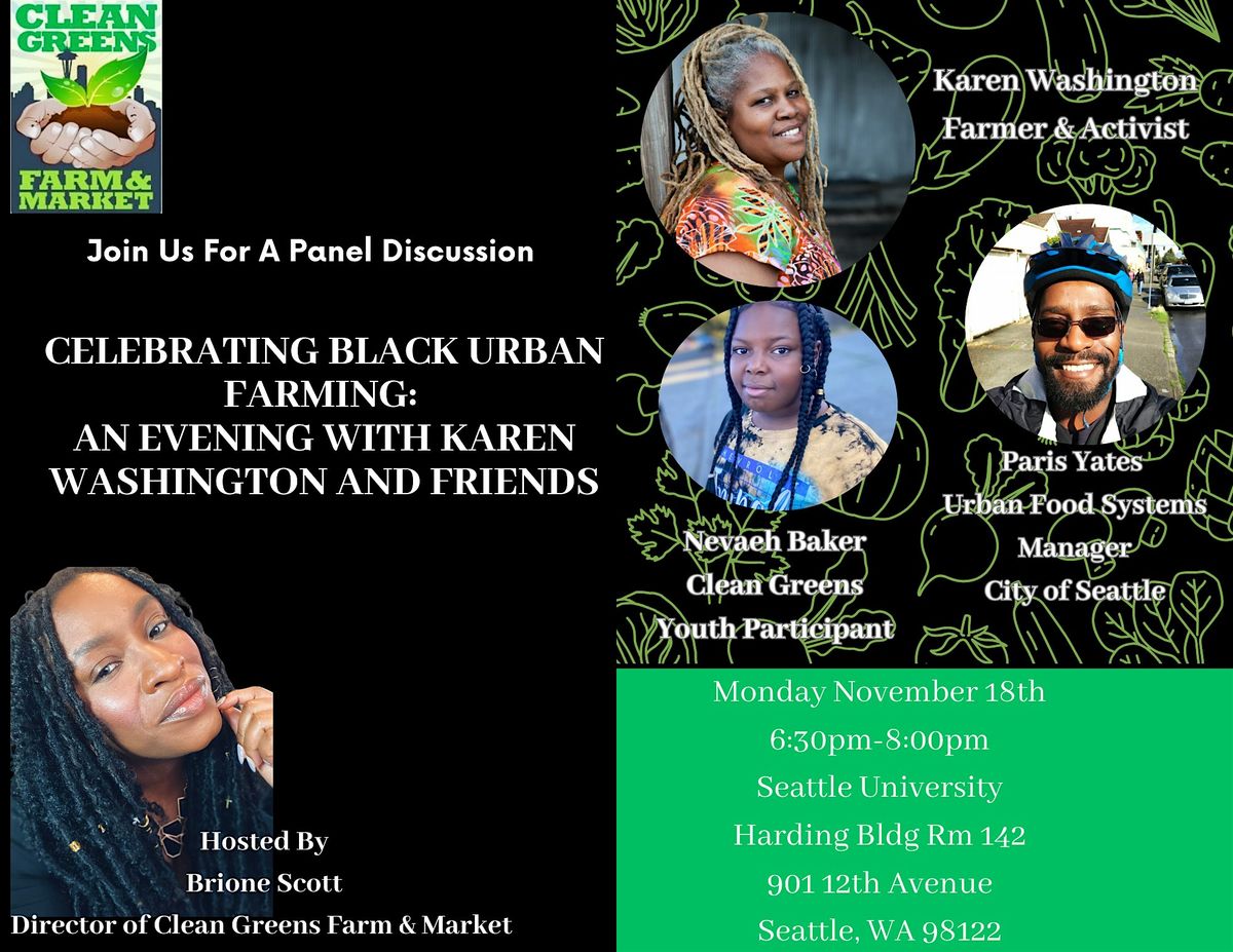 Celebrating Black Urban Farming: An Evening with Karen Washington & Friends