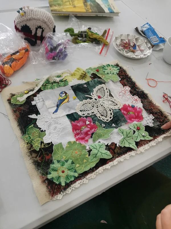 Textile - Collage - Stitch Workshop with Sally Reynolds