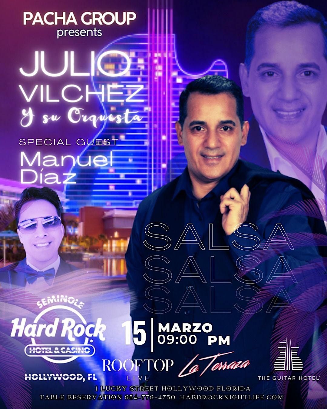 Julio Vilchez y Su Orquesta @ LA TERRAZA ROOFTOP LIVE FRIDAY March 15th!