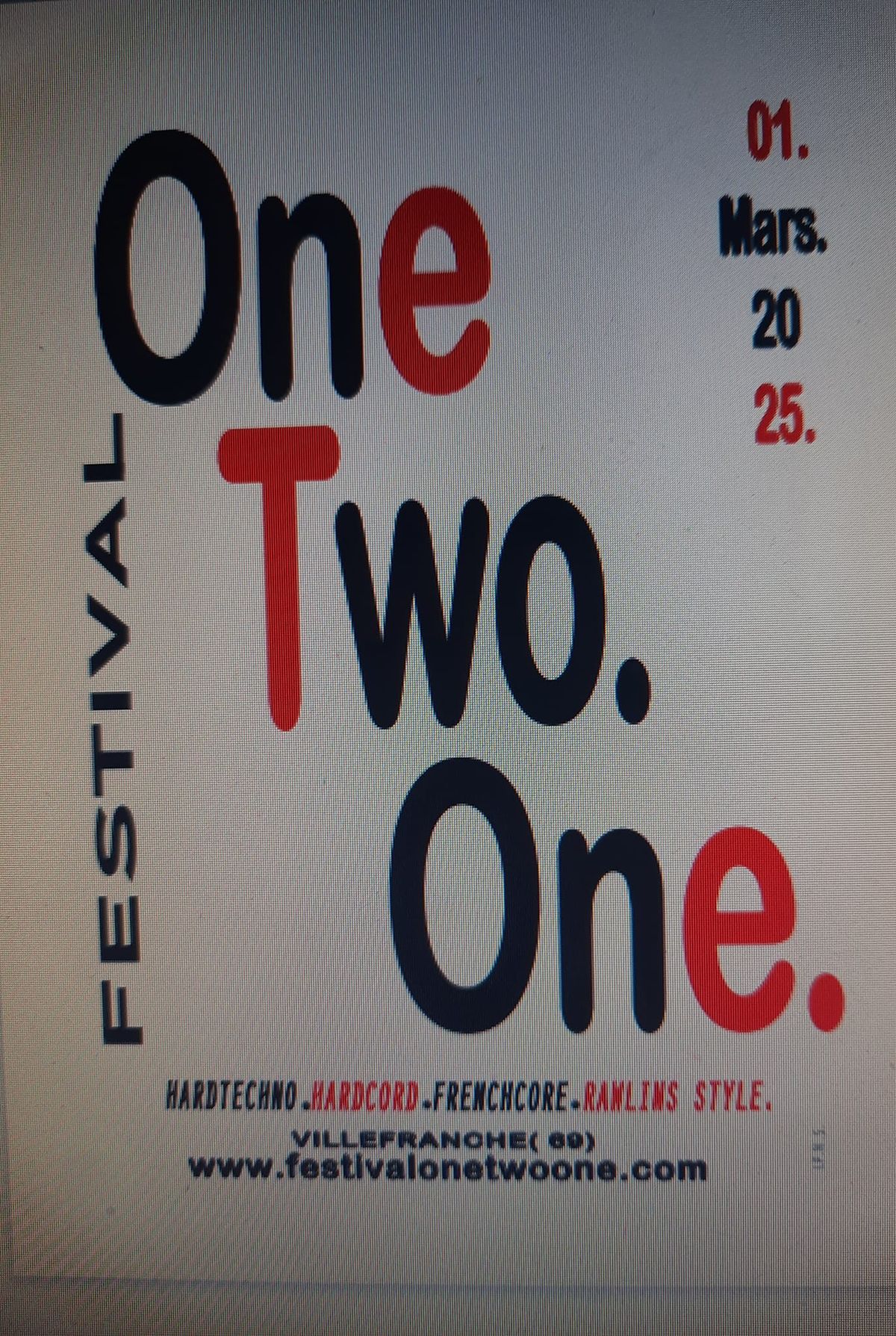 One Two One   Festival