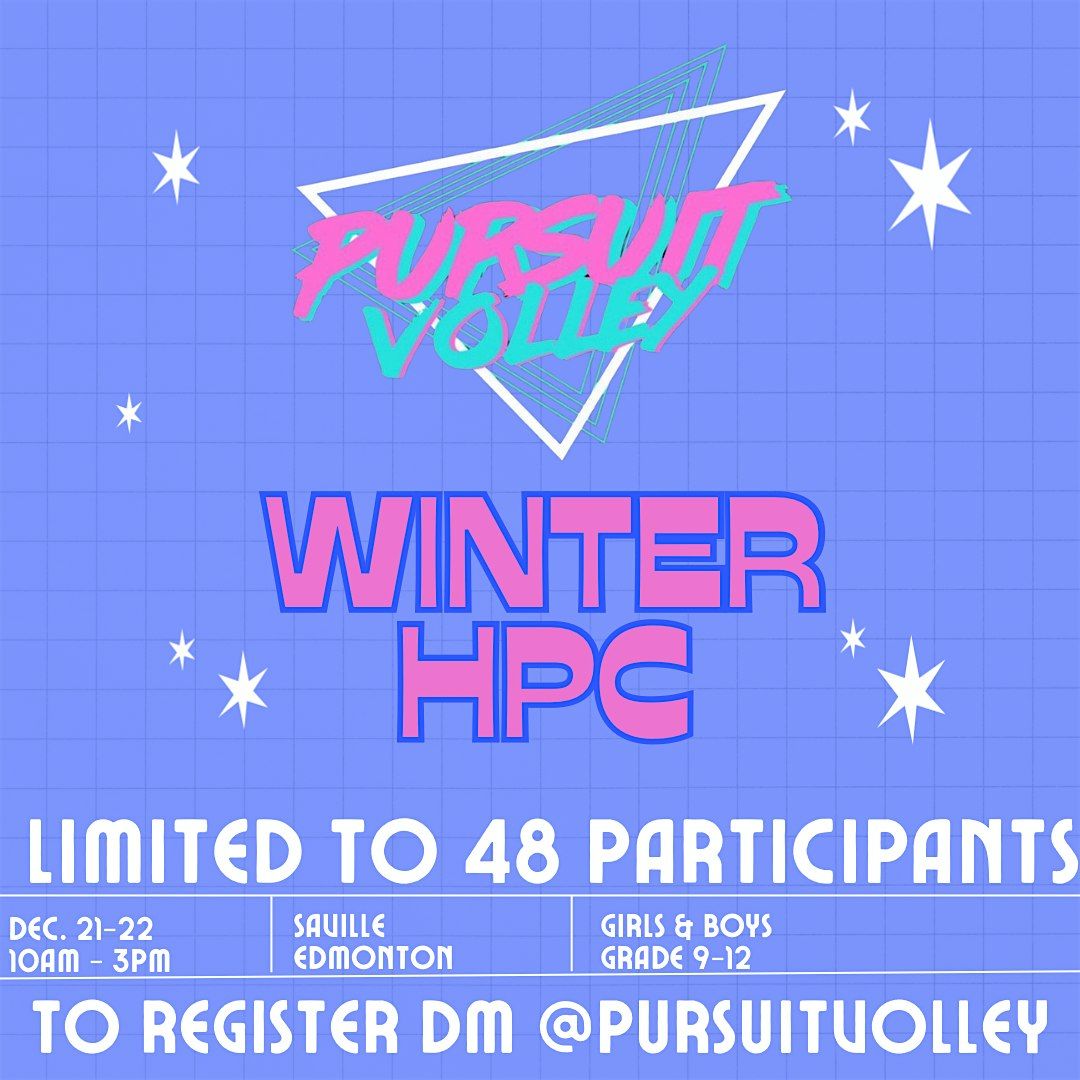 Winter HPC presented by Pursuit Volley