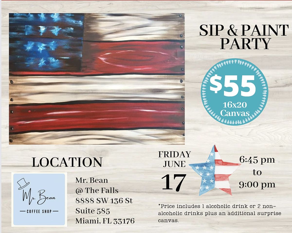 June Sip and Paint Party