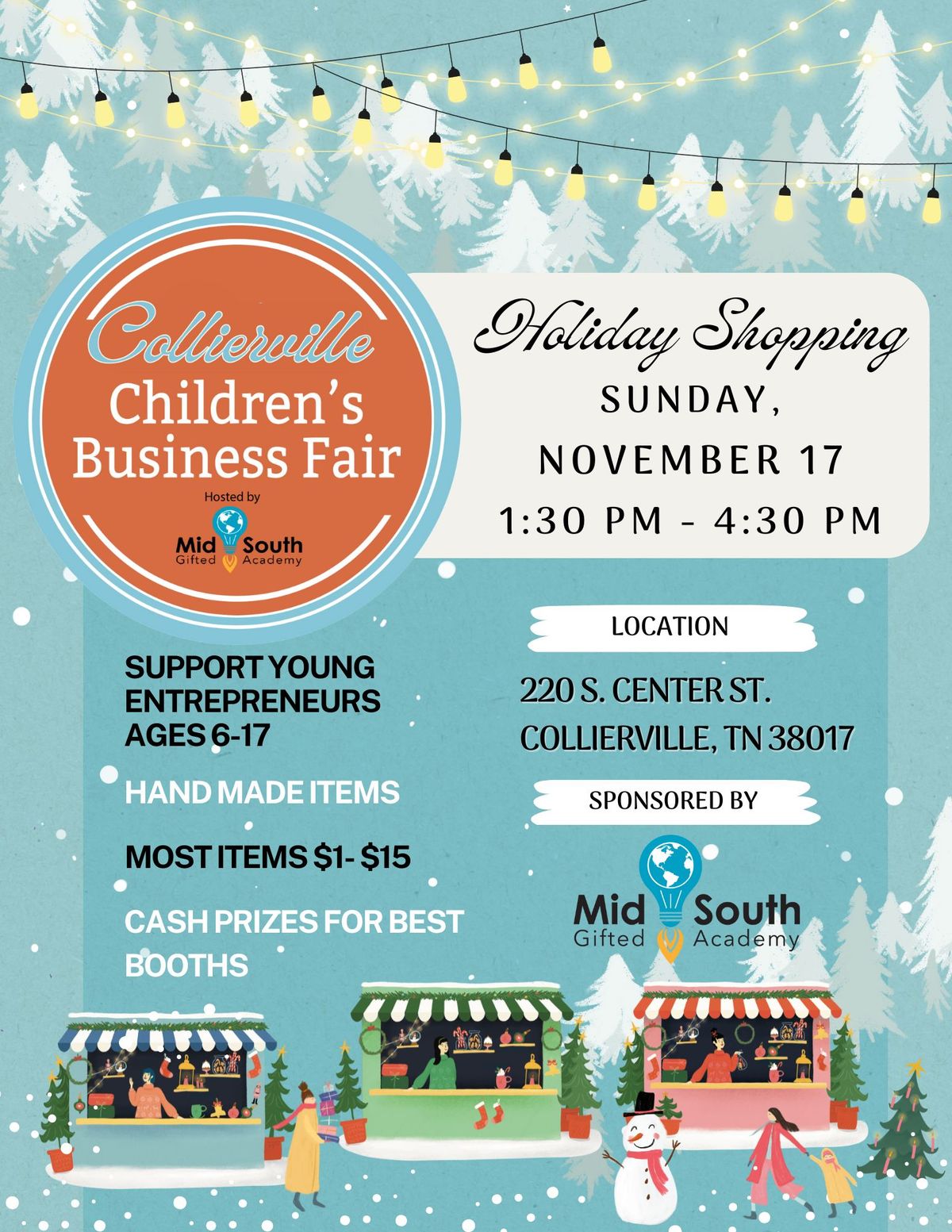 Collierville Children\u2019s Business Fair