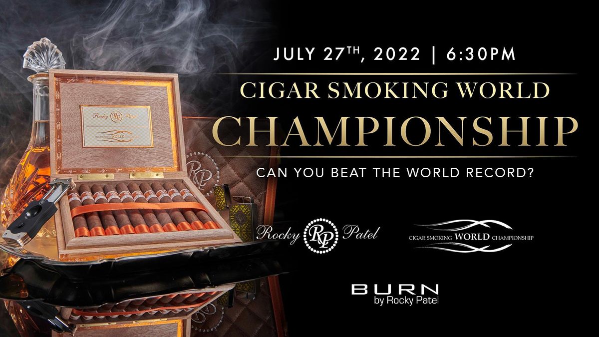 2022 Cigar Smoking World Championship at Burn Naples, BURN by Rocky