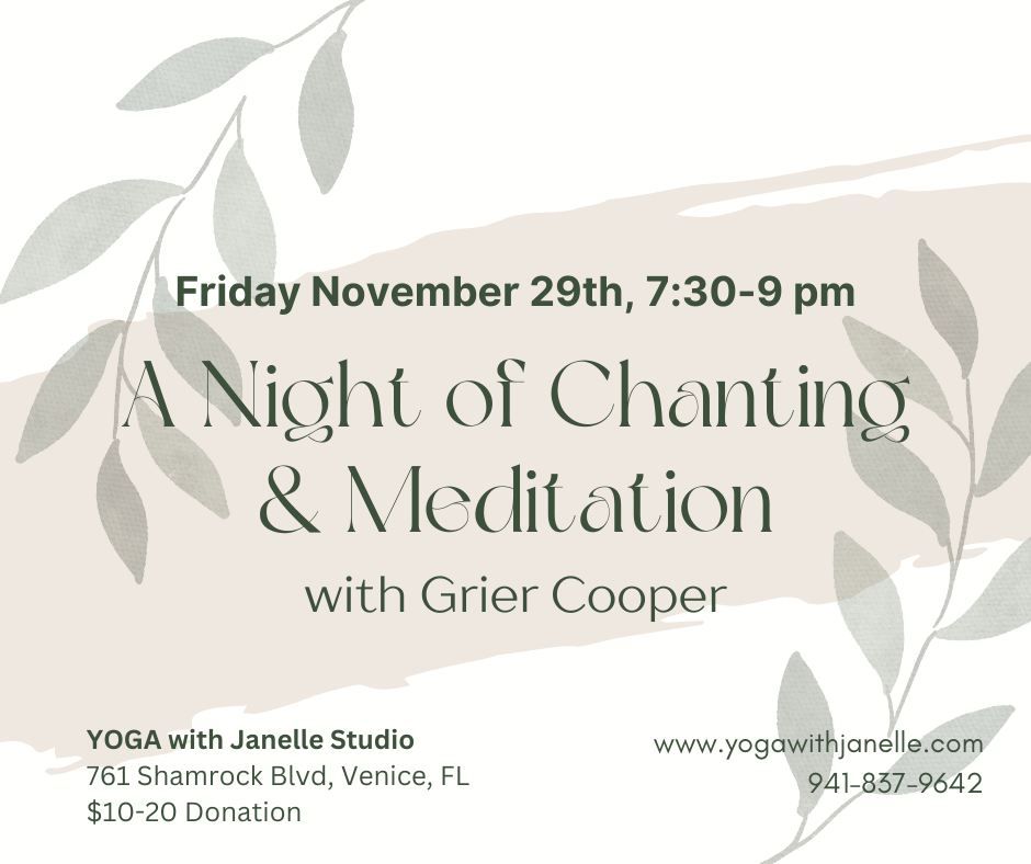 A Night of Chanting with Grier Cooper