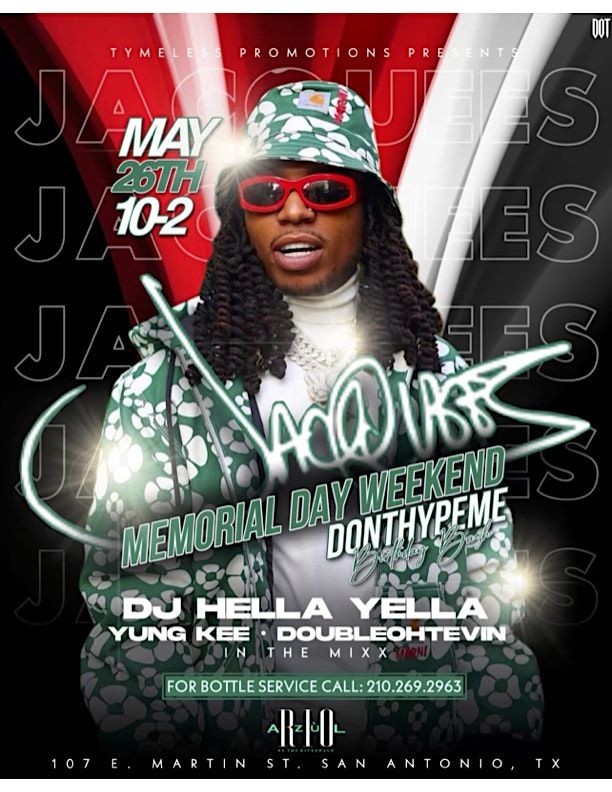 JACQUEES LIVE MEMORIAL DAY WEEKEND!!!!!!, 107 E Martin St, San Antonio ...