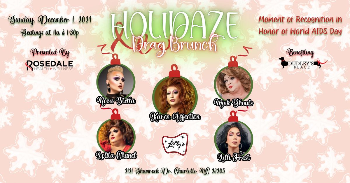 Dudley's Place Holidaze Drag Brunch