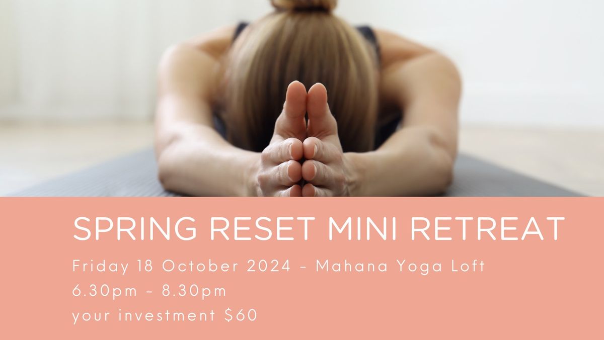 Spring Reset Mini Retreat