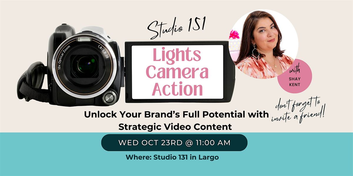 Lights, Camera, Action:  Craft Your Essential  Business Videos