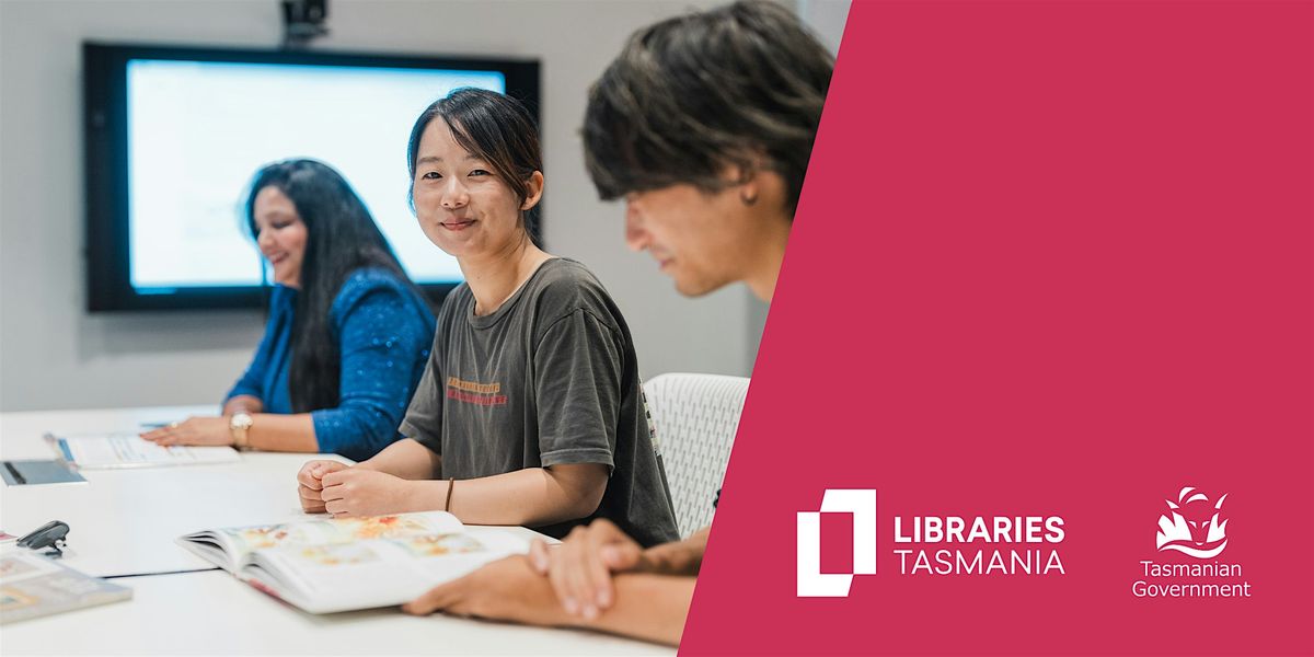English conversation at Hobart Library