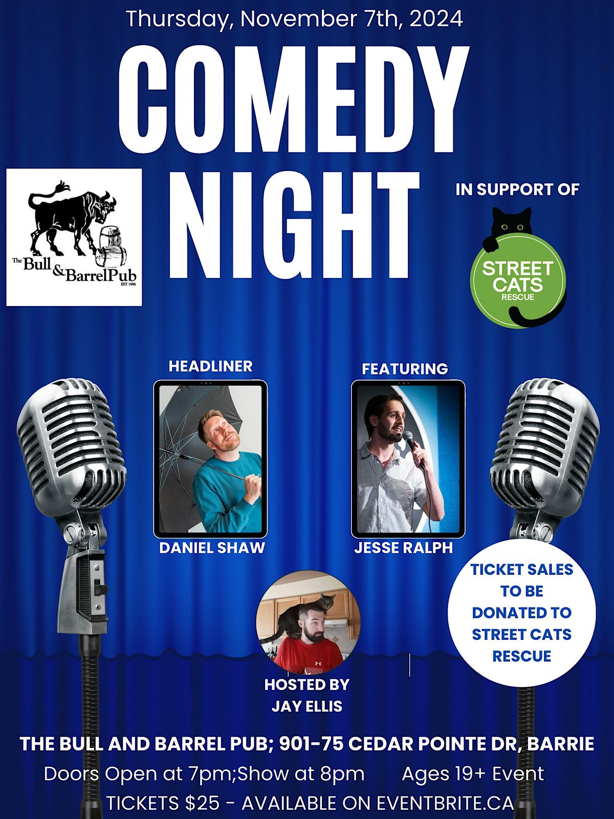 Comedy Night in Support of Street Cats Rescue