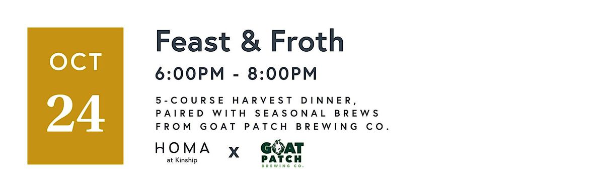 Feast & Froth: A Harvest Beer Pairing