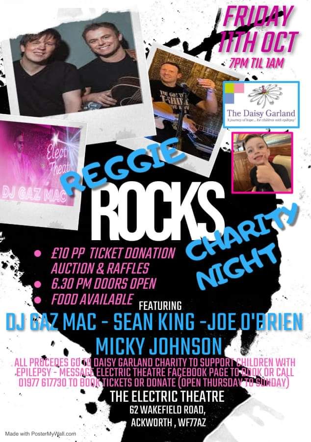 REGGIE ROCKS CHARITY NIGHT 