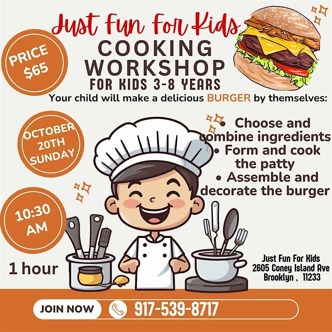 Cooking workshop for kids 3-8 years