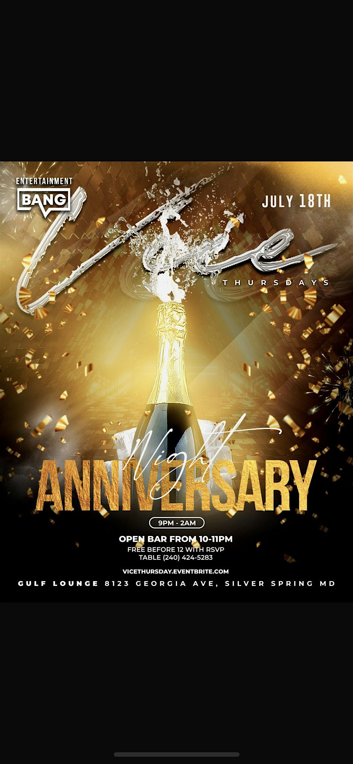 VICE THURSDAYS 1 YEAR ANNIVERSARY AT GULF ULTRA LOUNGE