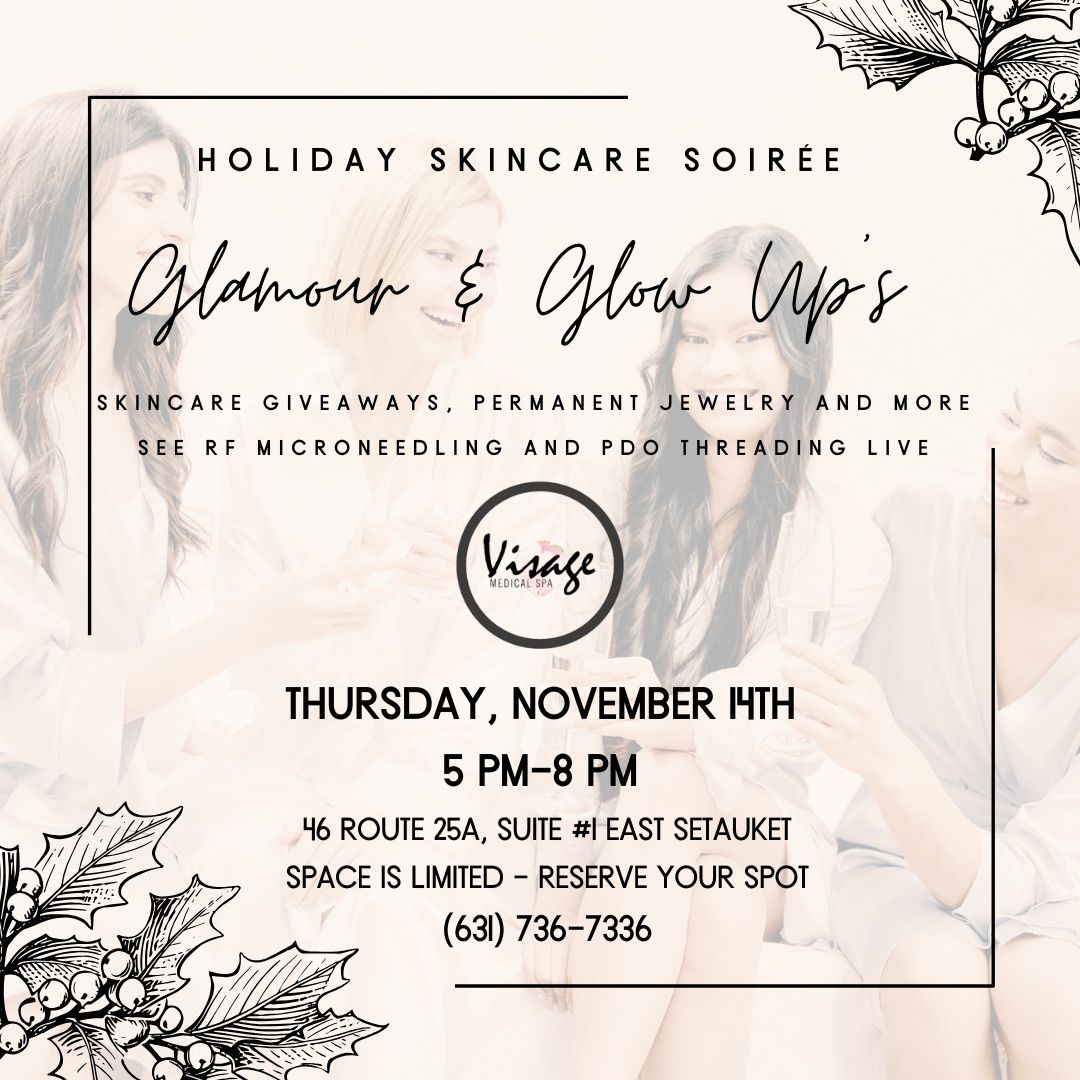 Glamour & Glow Ups Skincare, Soir\u00e9e 