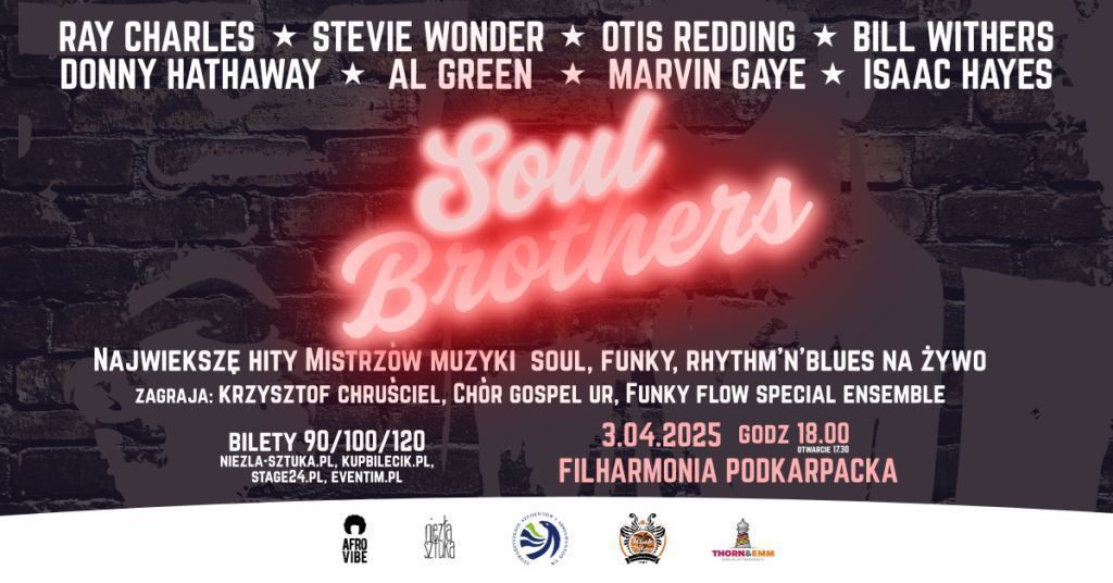 Soul Brothers - najwieksze soulowe hity - Ray Charles, Stevie Wonder i inni