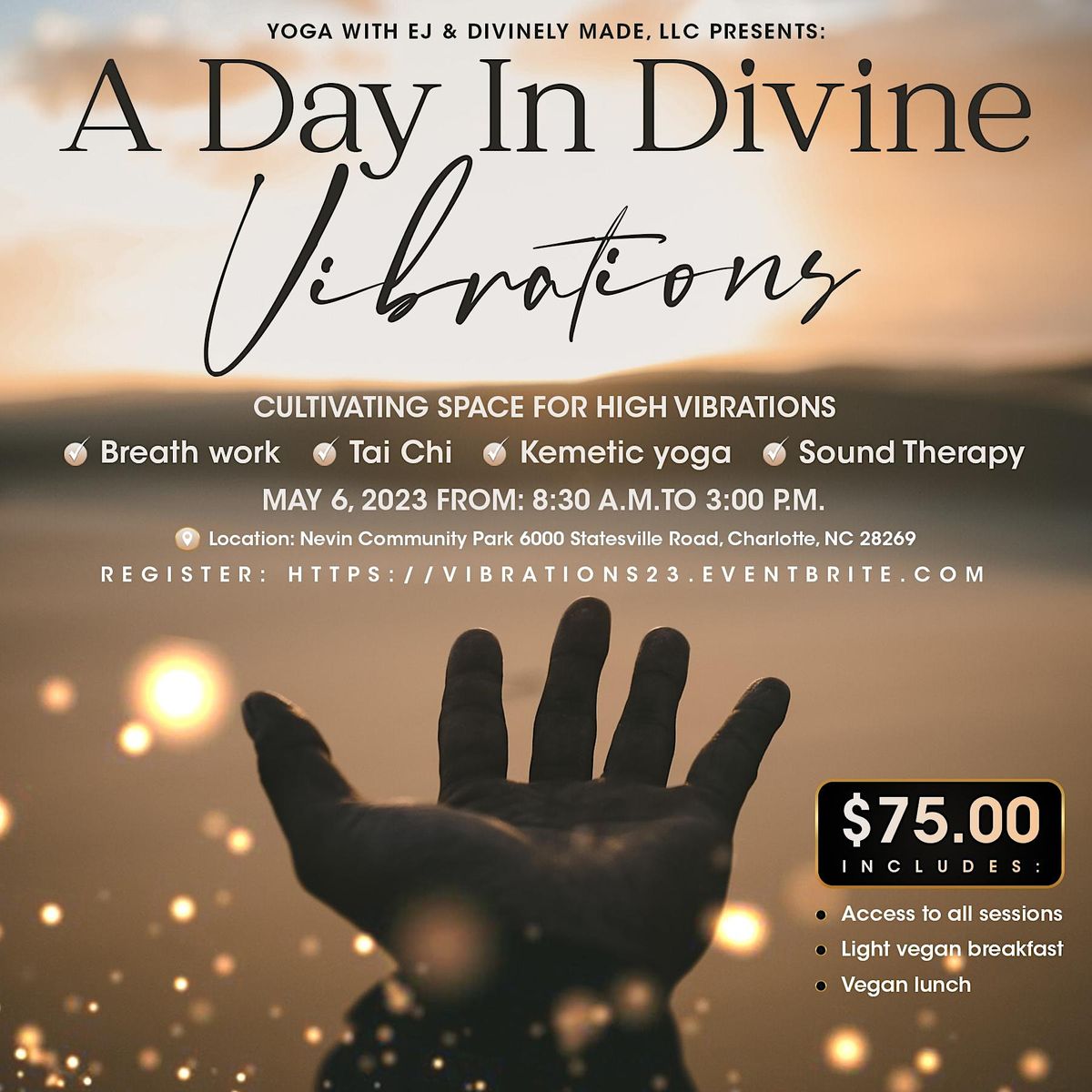 A Day In Divine Vibrations, Nevin Community Park, Charlotte, 6 May 2023