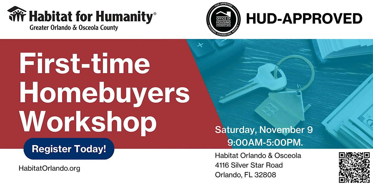 Orange County Certified First-time Homebuyer Workshop (8-Hours)