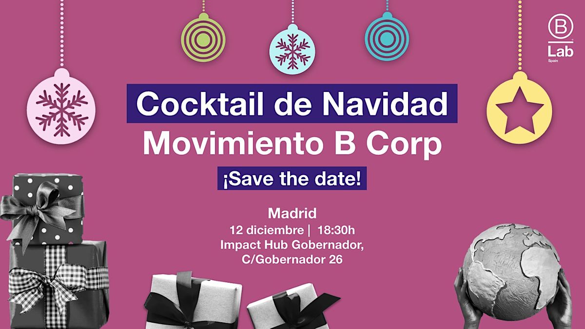 Cocktail de Navidad Movimiento B Corp - Madrid