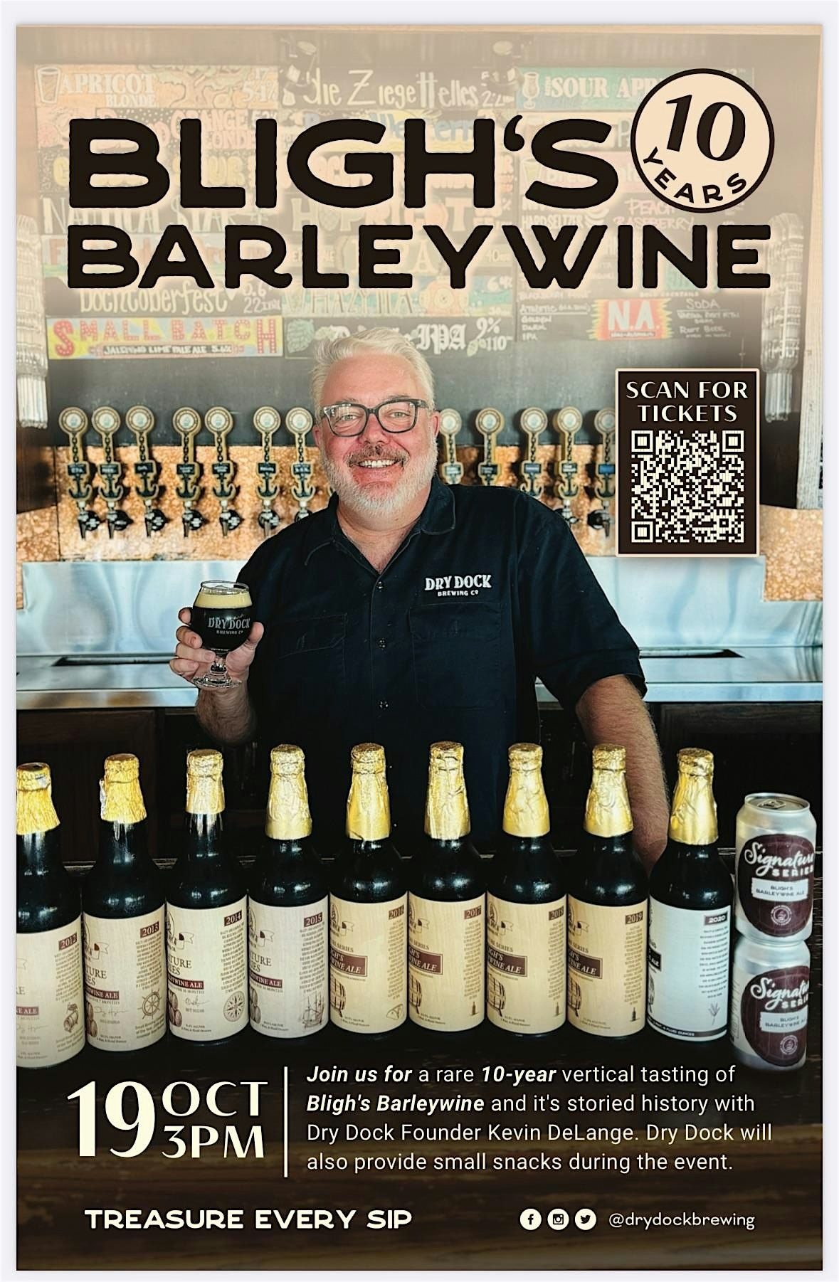 Bligh's Barleywine 10 years Vertical Tasting