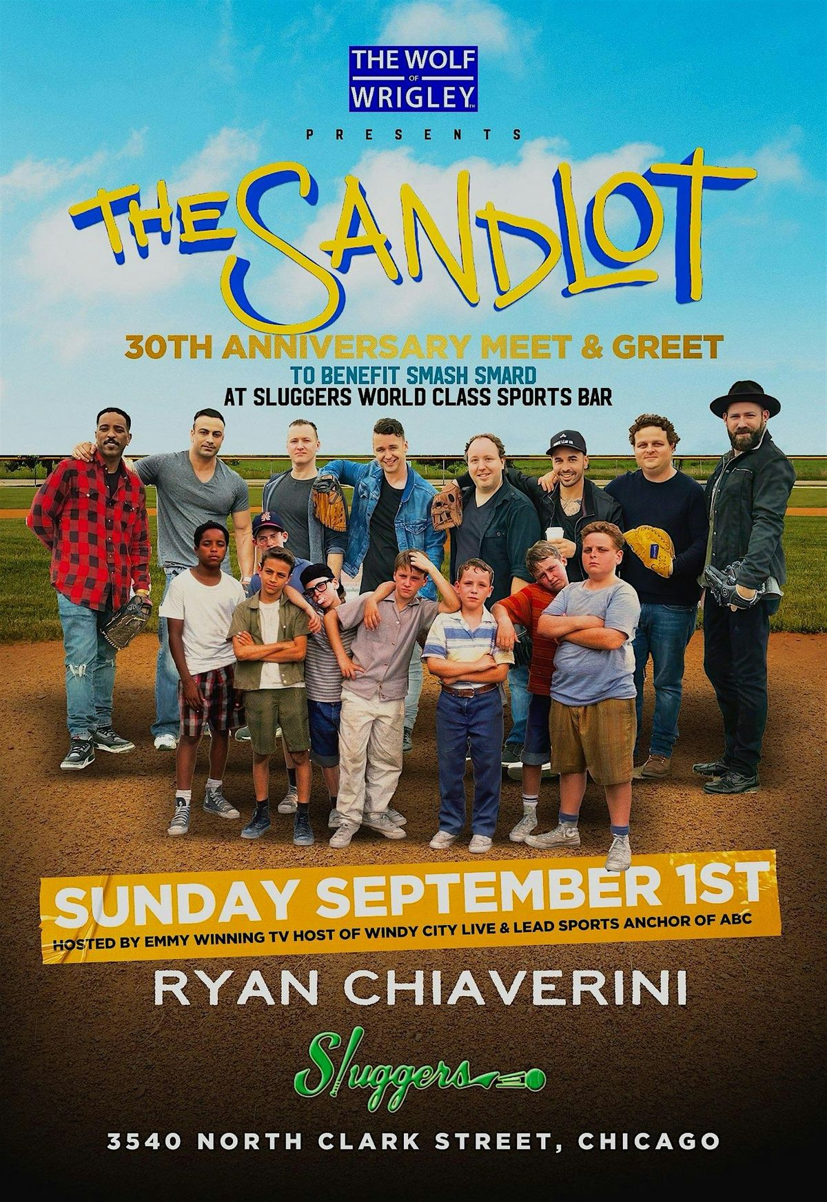 The Sandlot 30th Anniversary Meet & Greet to benefit Smash SMARD