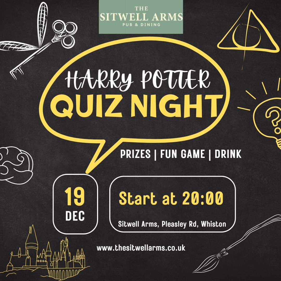 Harry Potter Quiz Night 