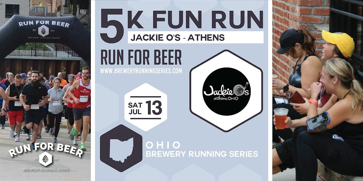 5k Beer Run x Jackie O\u2019s Brewery | 2024 Ohio Brewery Running Series