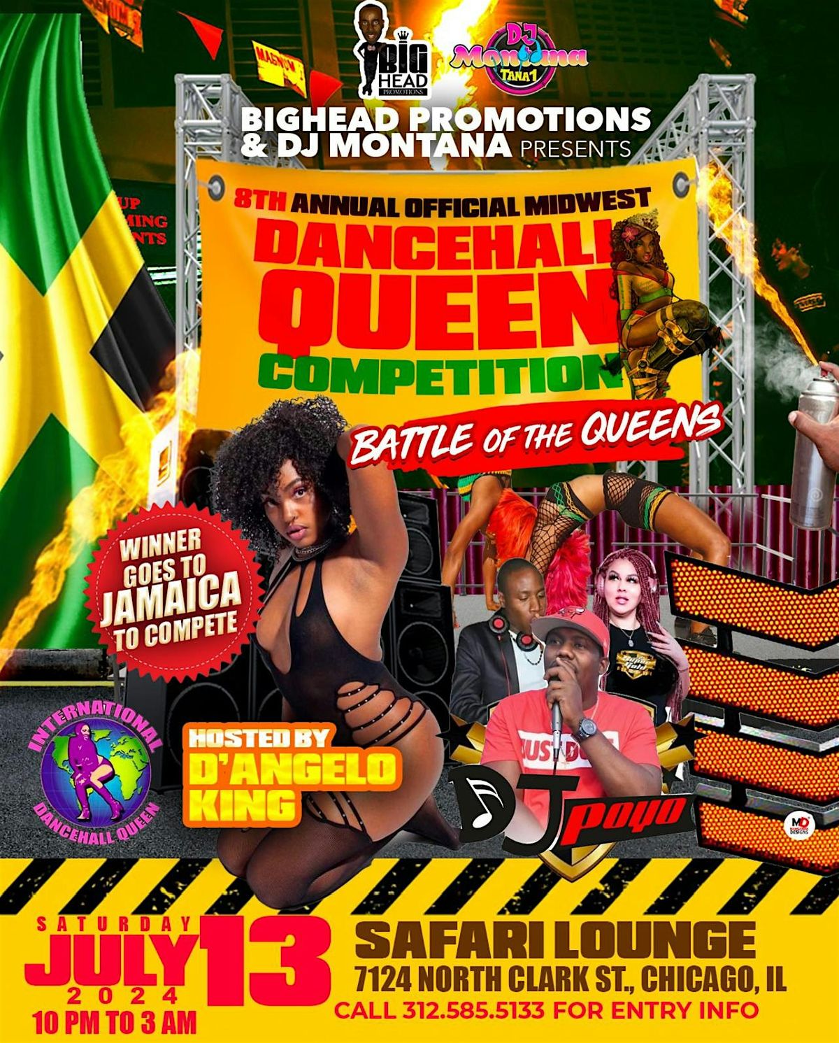 8th  Annual Official Midwest Dancehall Queen Competition