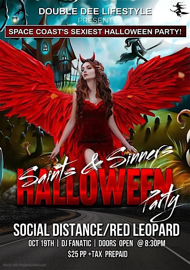 SAINTS and SINNERS Halloween Party! October 19th! Double Dee Lifestyle