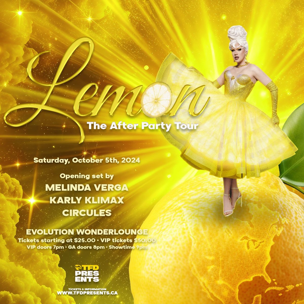 TFD presents Lemon:  the After Party Tour (DJ Showboy)