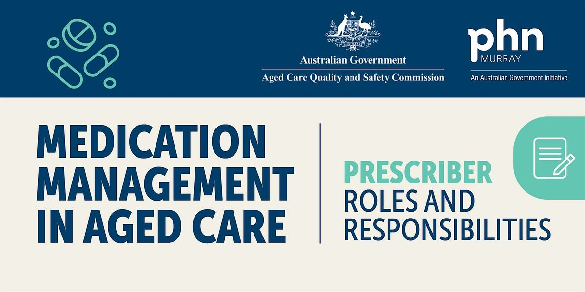 Medic*tion management for prescribers in aged care | Bendigo