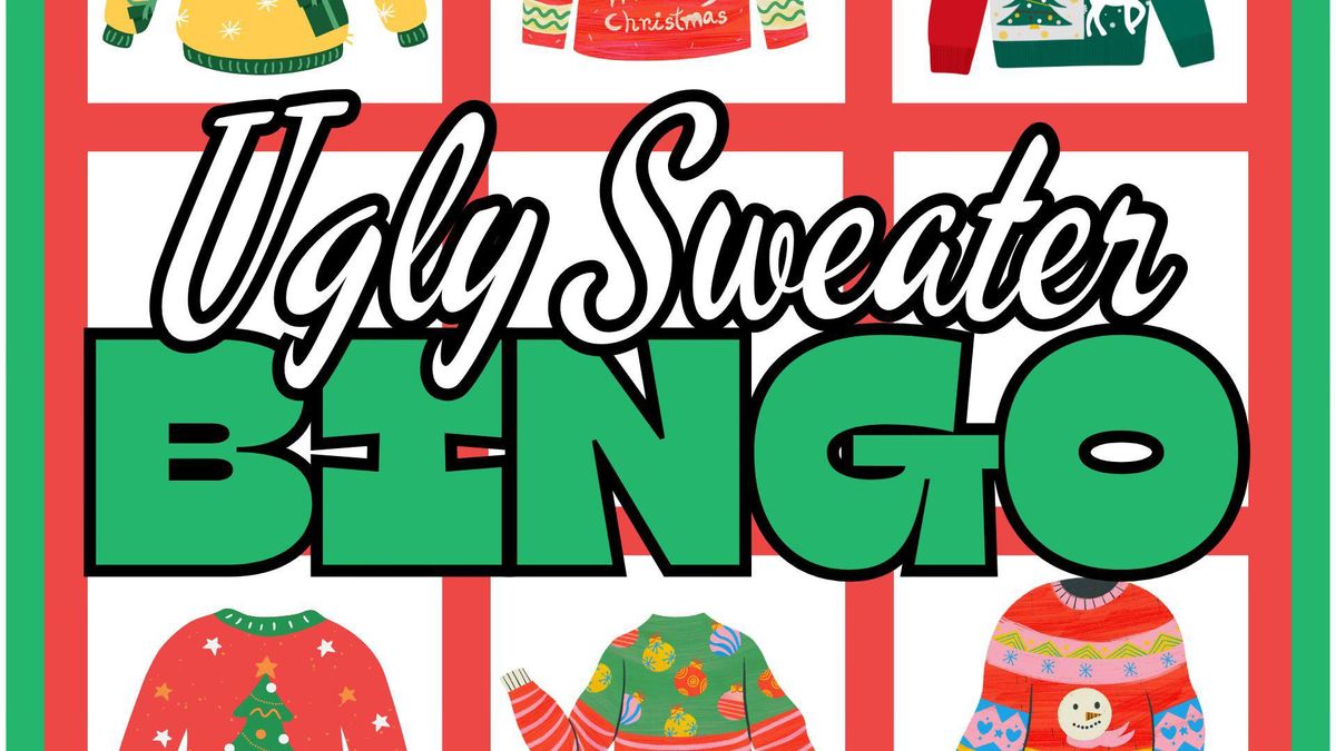 12 Days of Tap & Cork: Boozy Bingo UGLY SWEATERS