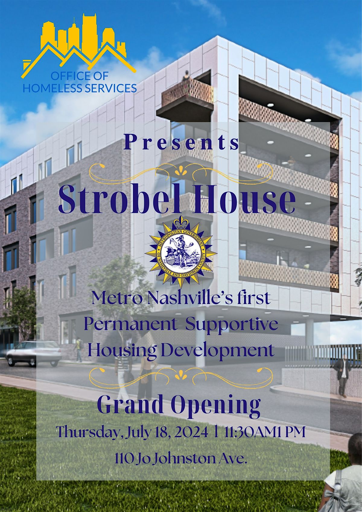 Strobel House Grand Opening and Ribbon Cutting Ceremony