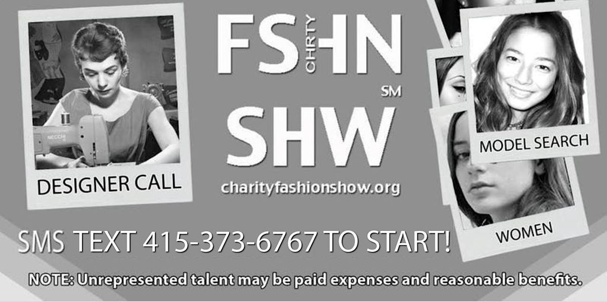 charityfashionshow.org Open Call For Volunteer Staff, Models, Designers ...