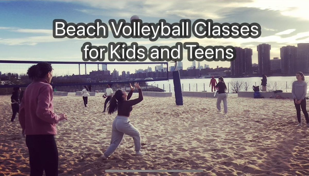 Teens Beach Volleyball Classes at Long Island City, Hunter's Point