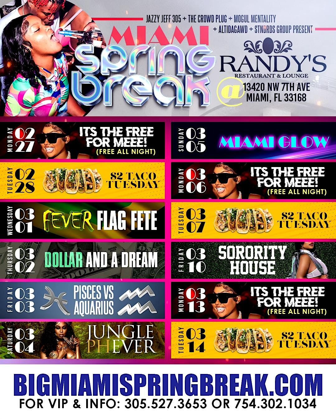 MIAMI SPRING BREAK 7TH AVE RESTAURANT & LOUNGE, Randy's Restaurant