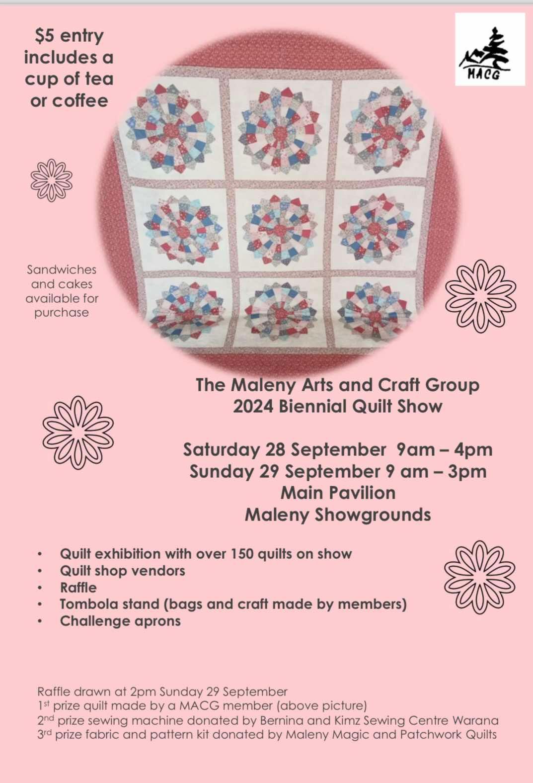 The Maleny Arts and Craft Group 2024 Biennial Quilt Show