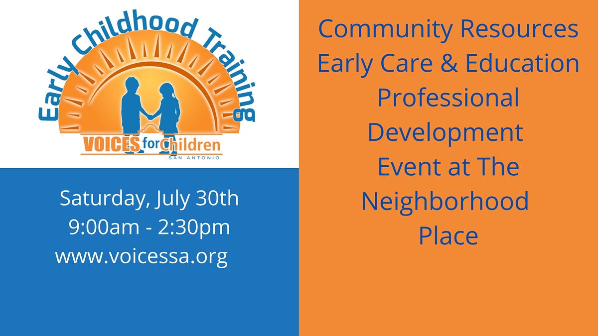 Community Resources Early Childhood Training @ The Neighborhood Place