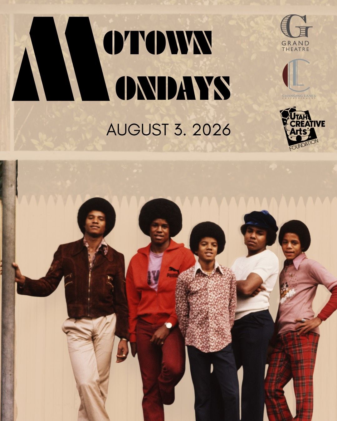 A Changing Lanes Ent Group Production of The Jackson 5 and Michael Jackson at Grand Theatre - UT