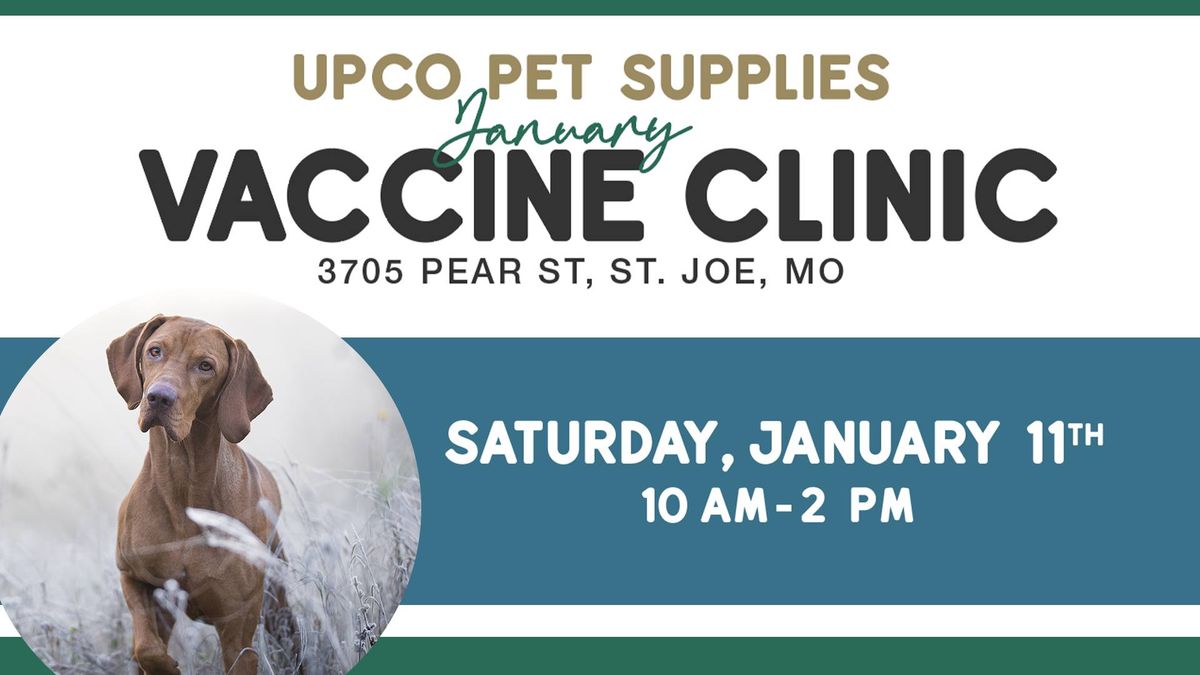 UPCO Dog & Cat Vaccine Clinic