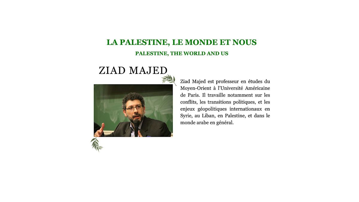 S\u00e9minaire Palestine ENS