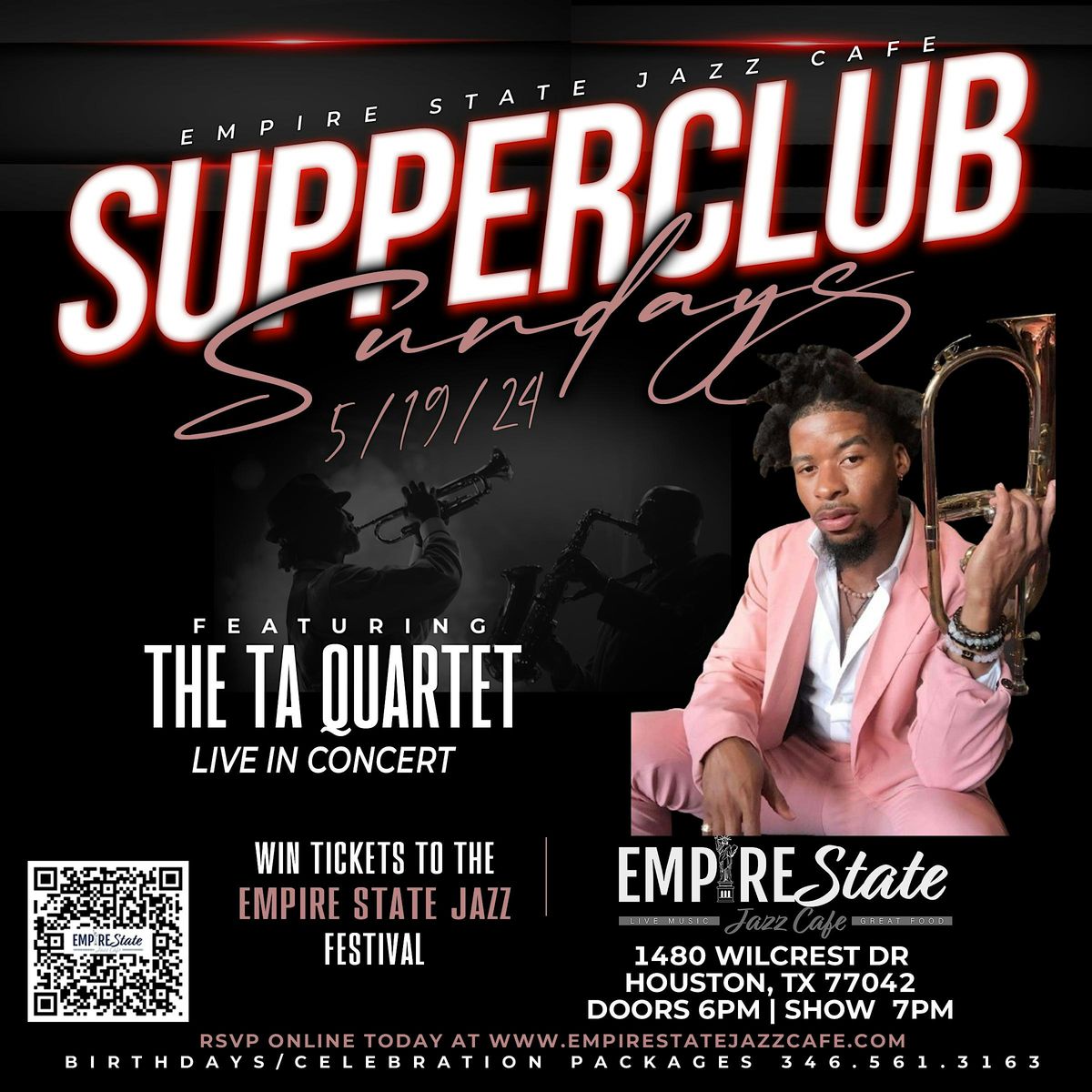 5\/19 - Supper Club Sundays with The TA Quartet
