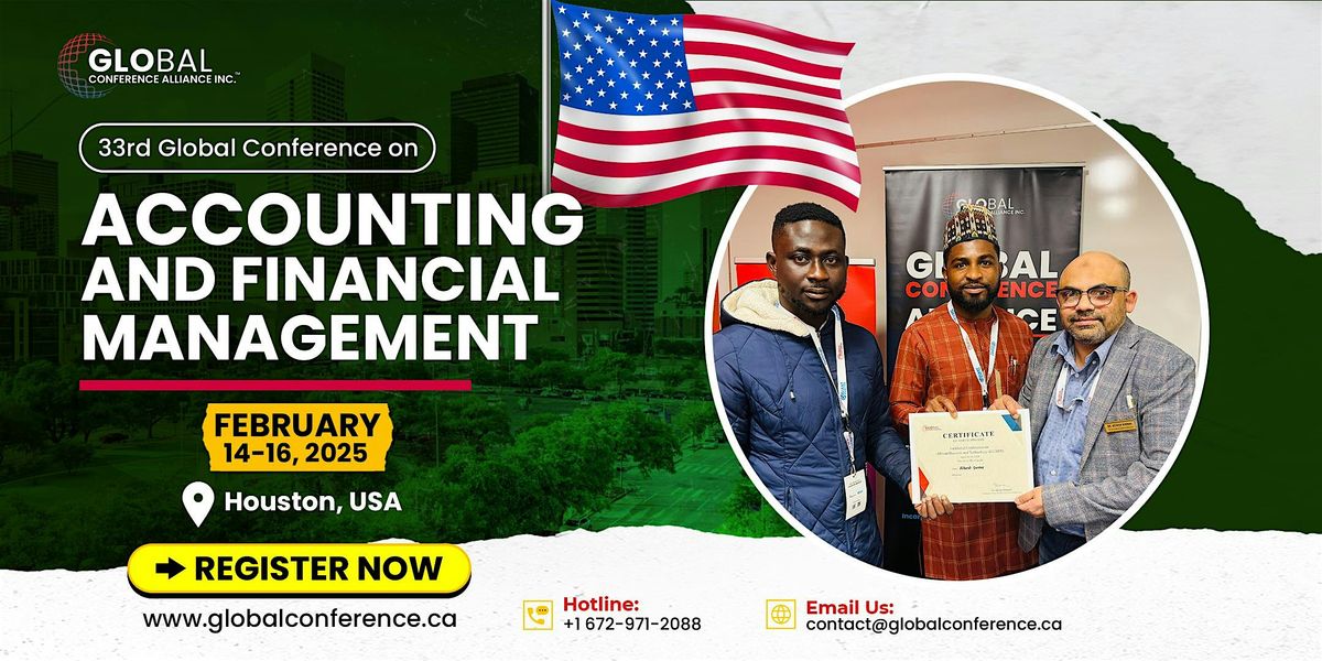 33rd Global Conference on Accounting and Financial Management (GCAFM)