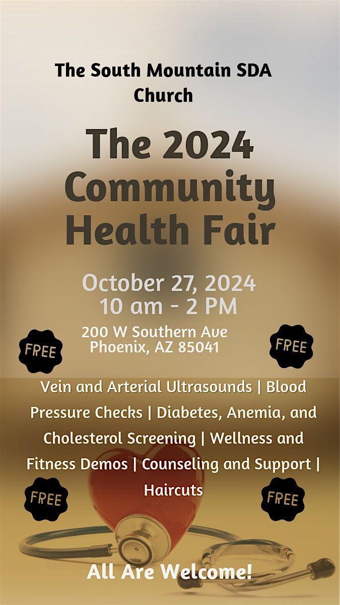 Community Health Fair-Vendor